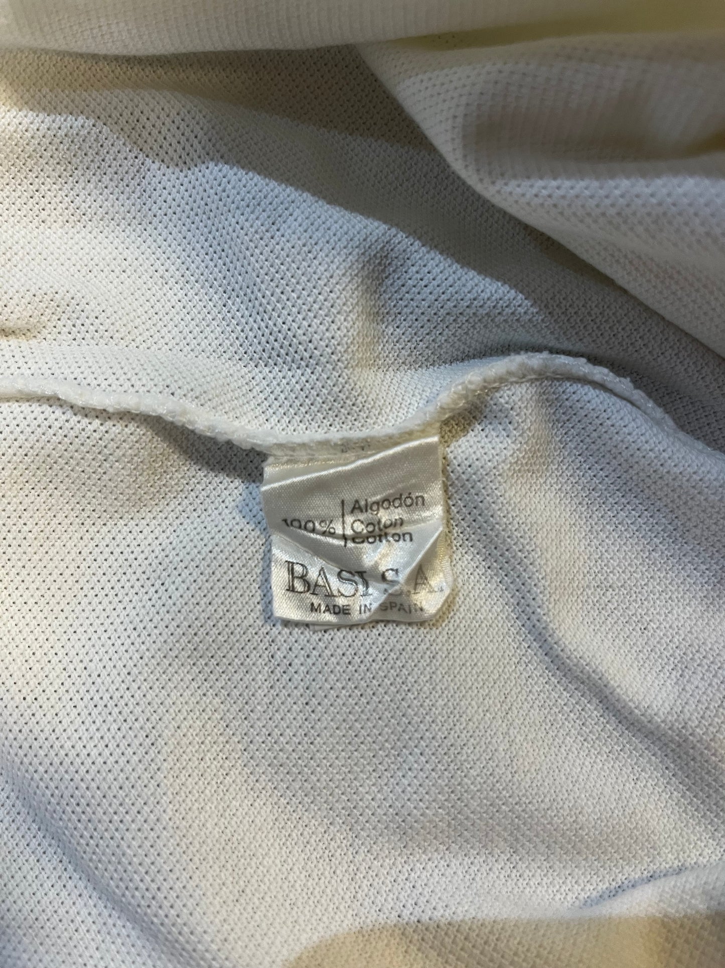 Vintage Lacoste White Polo Shirt
