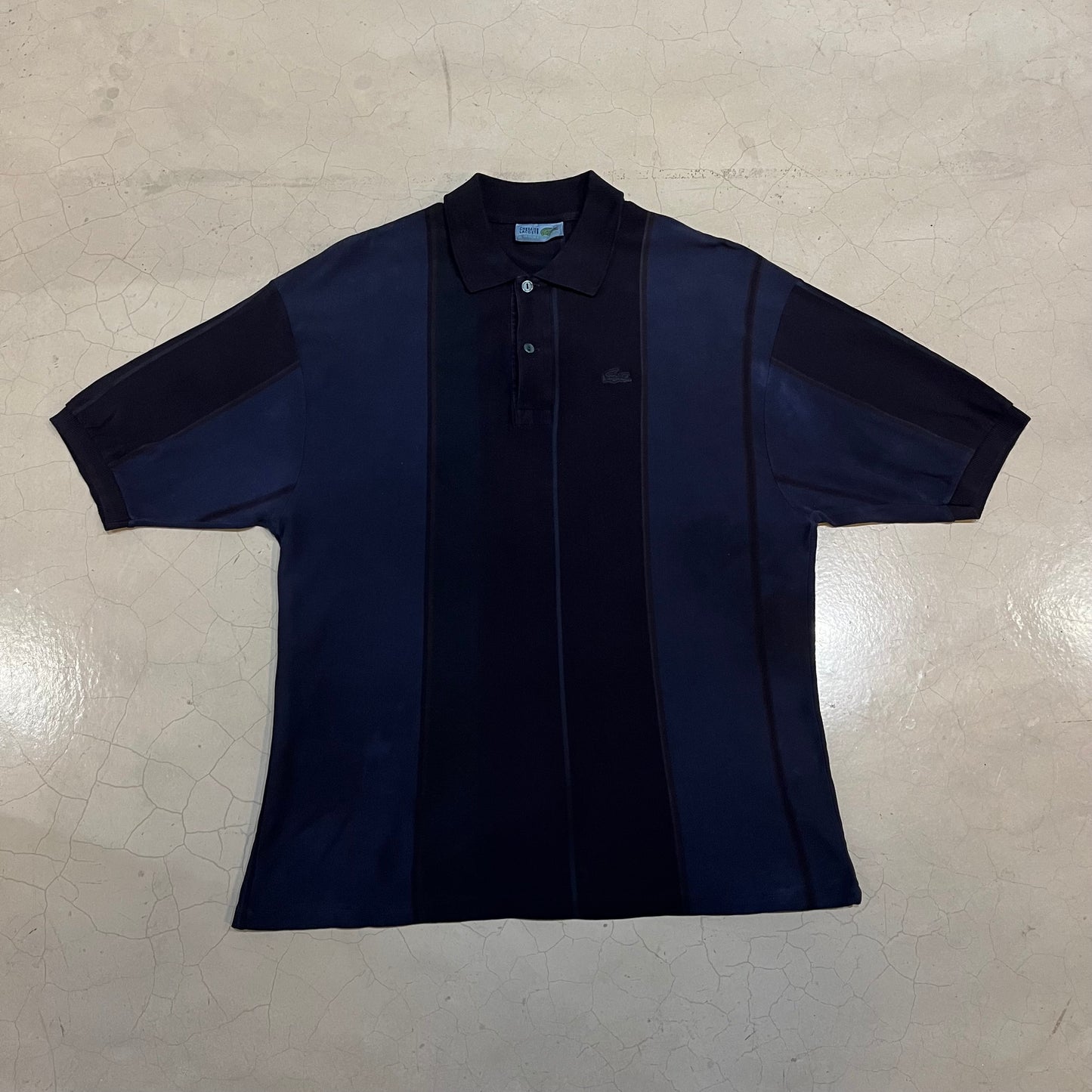Vintage Lacoste Navy Stripe Polo Shirt