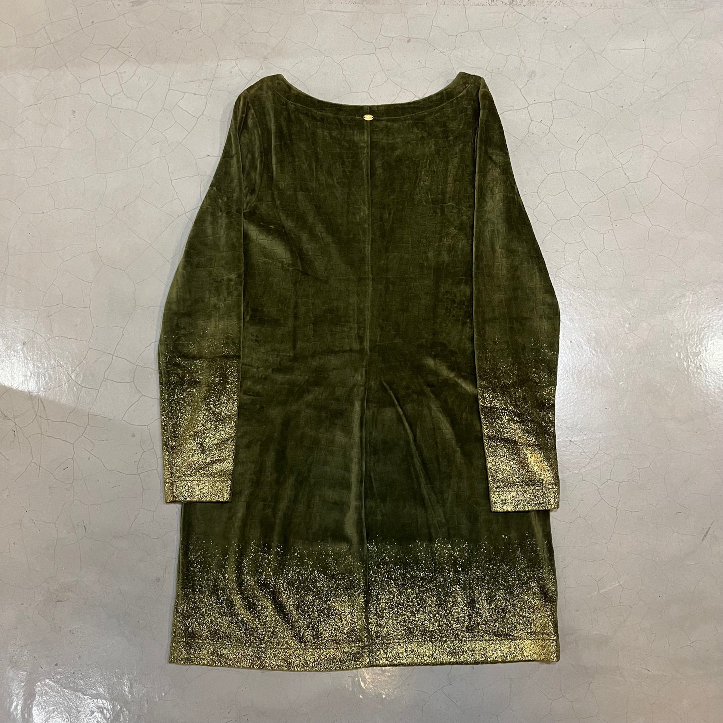 Green Juicy Couture Velour Dress