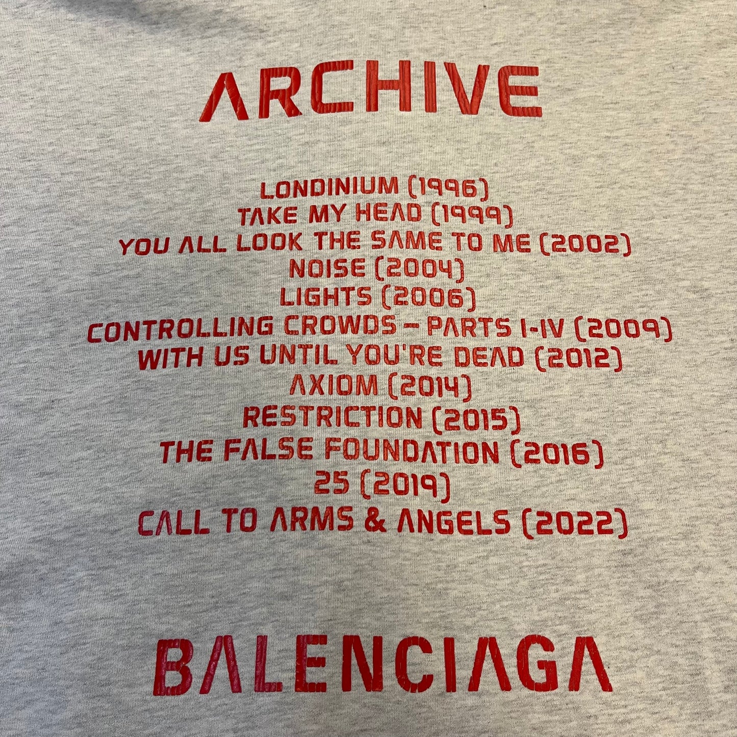 Balenciaga 24SS Red Archive Hoodie (Limited Edition)