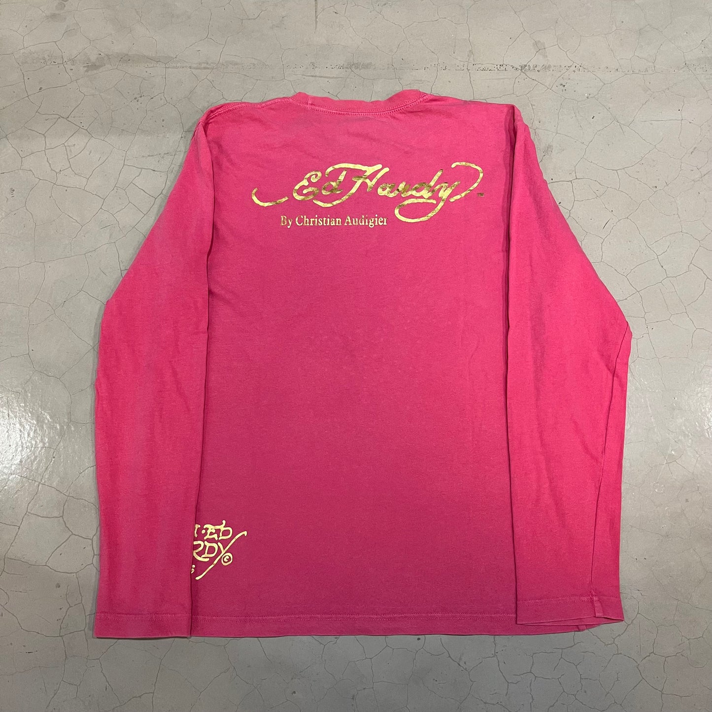 Women's Pink Ed hardy Longsleeve Shirt