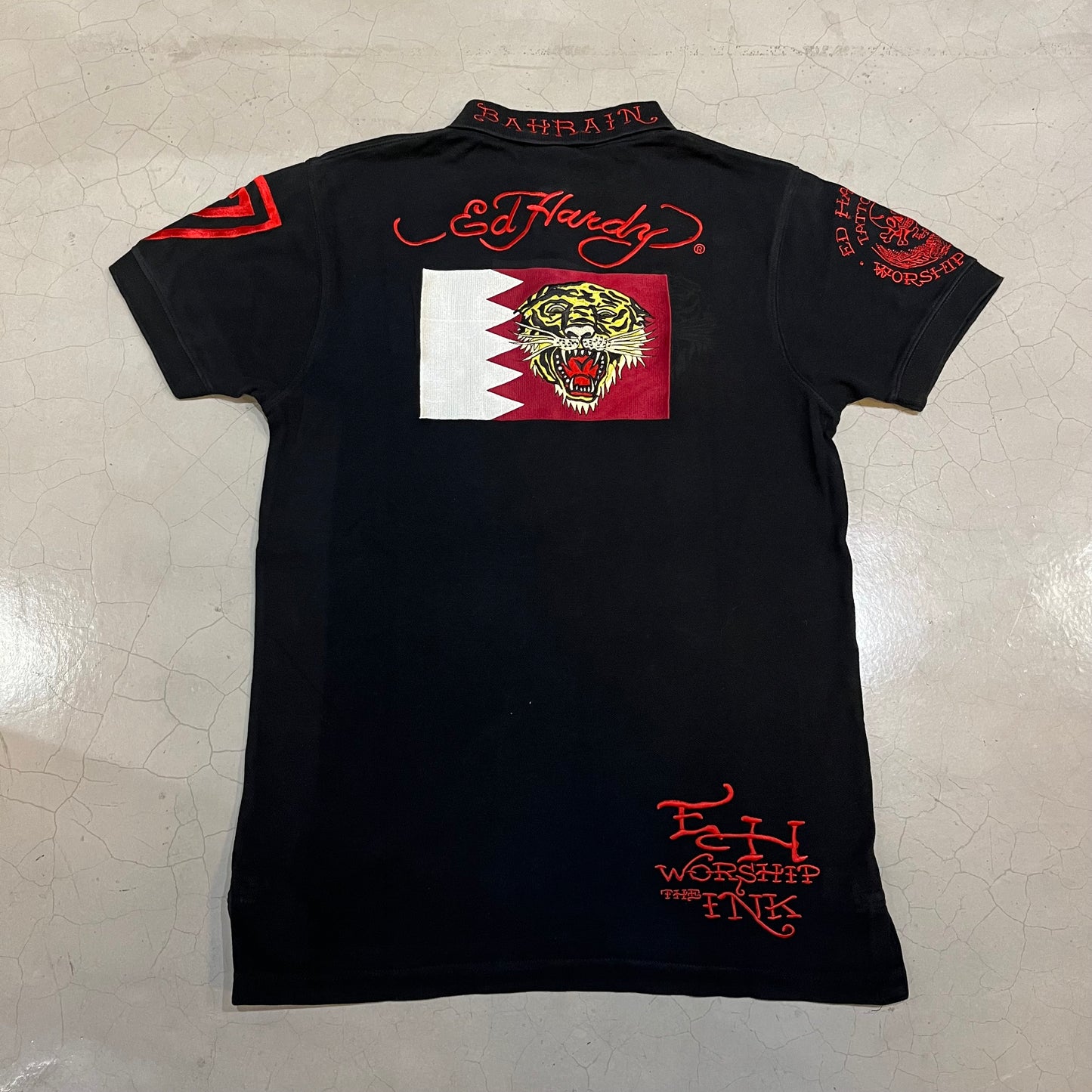 Vintage Ed Hardy Bahrain Polo Shirt