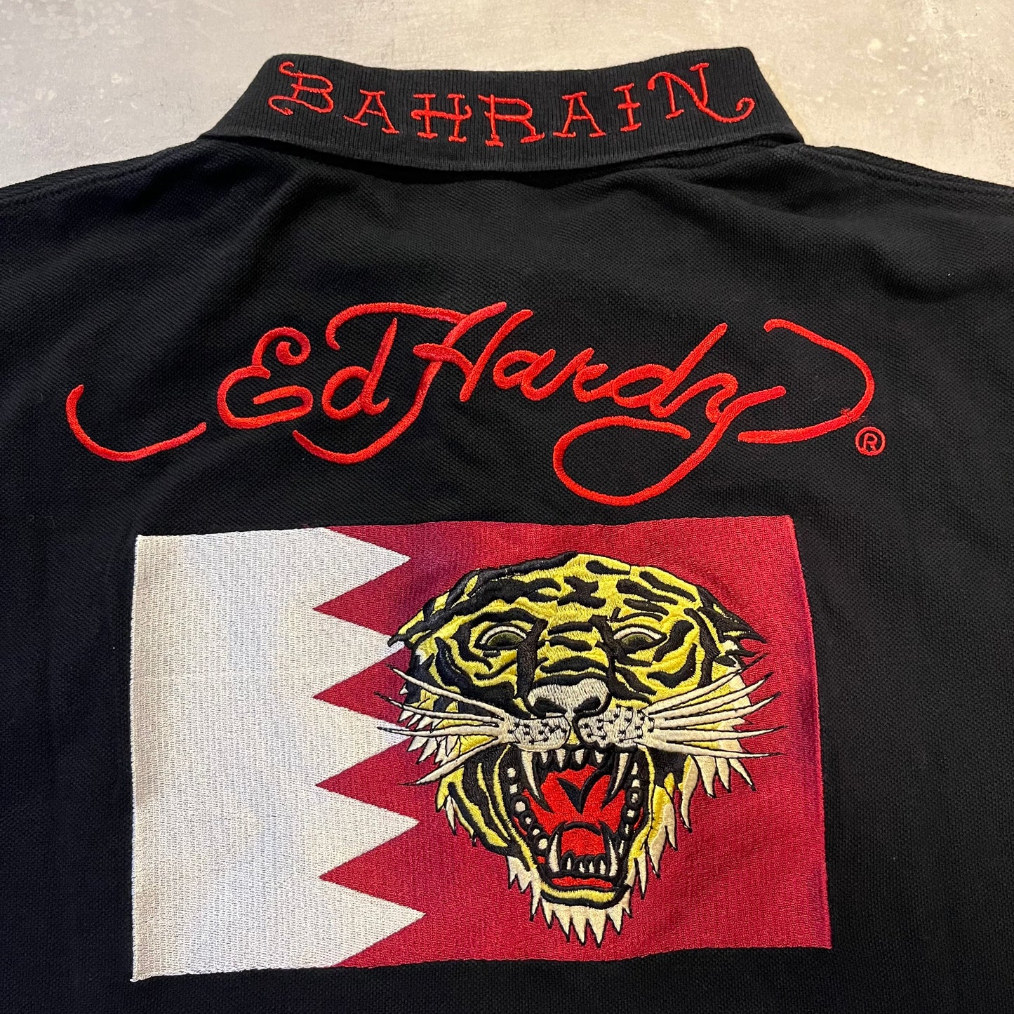 Vintage Ed Hardy Bahrain Polo Shirt