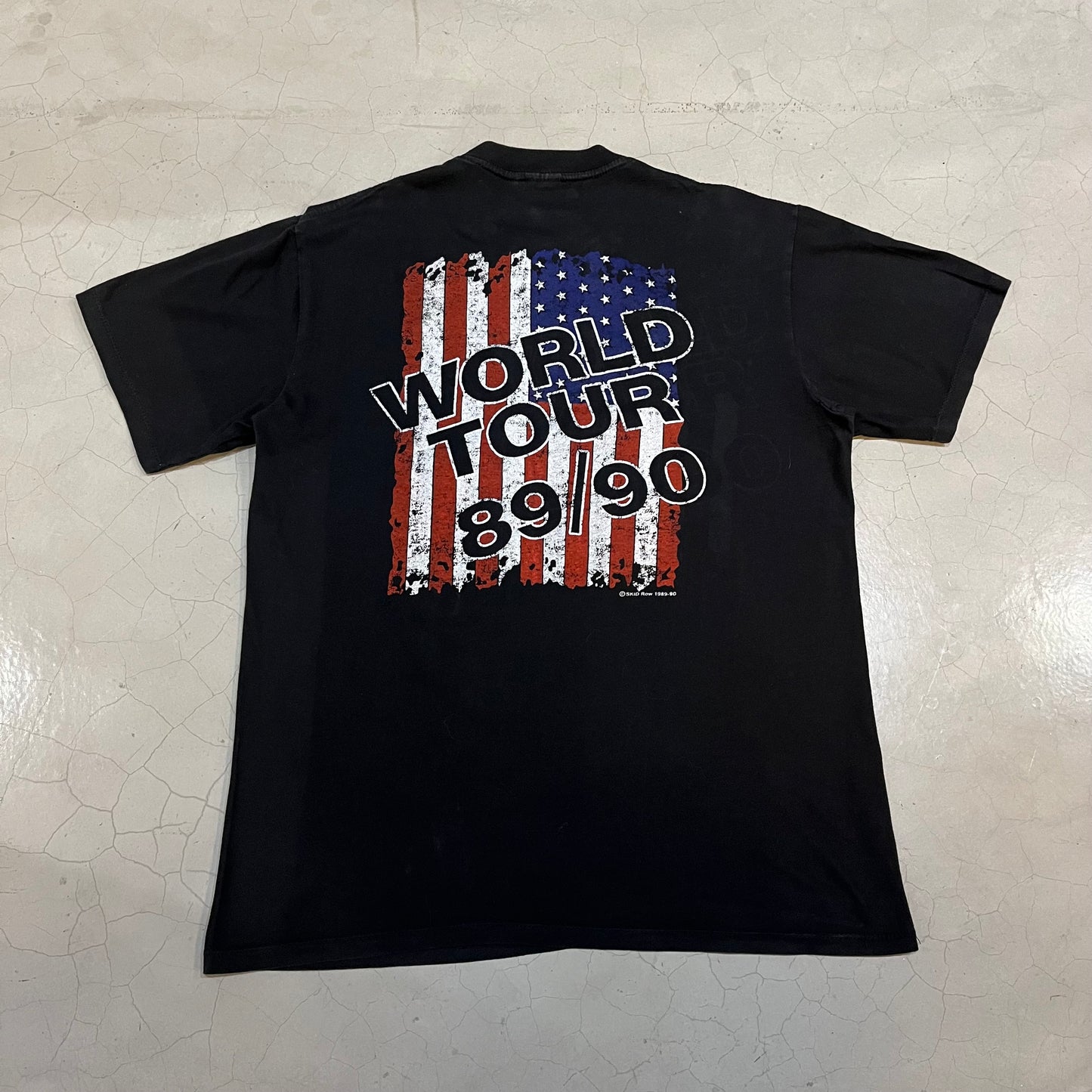 Vintage 1989 Skid Row Across America T-Shirt