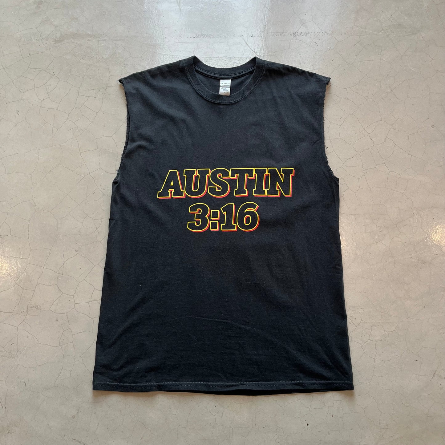 Stone Cold Steve Austin 3:16 Flaming Skull Chopped T-Shirt