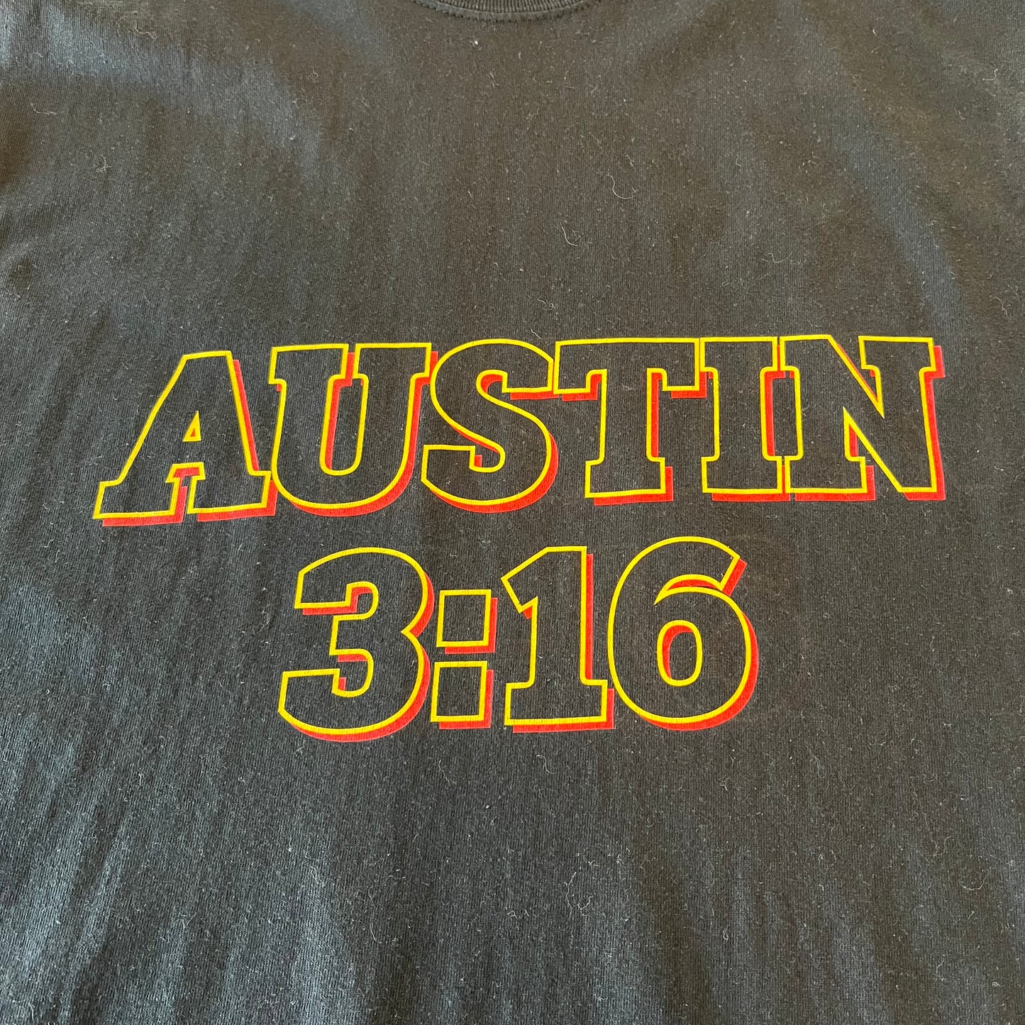 Stone Cold Steve Austin 3:16 Flaming Skull Chopped T-Shirt