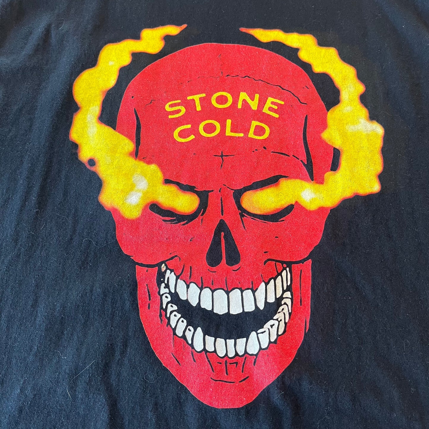 Stone Cold Steve Austin 3:16 Flaming Skull Chopped T-Shirt