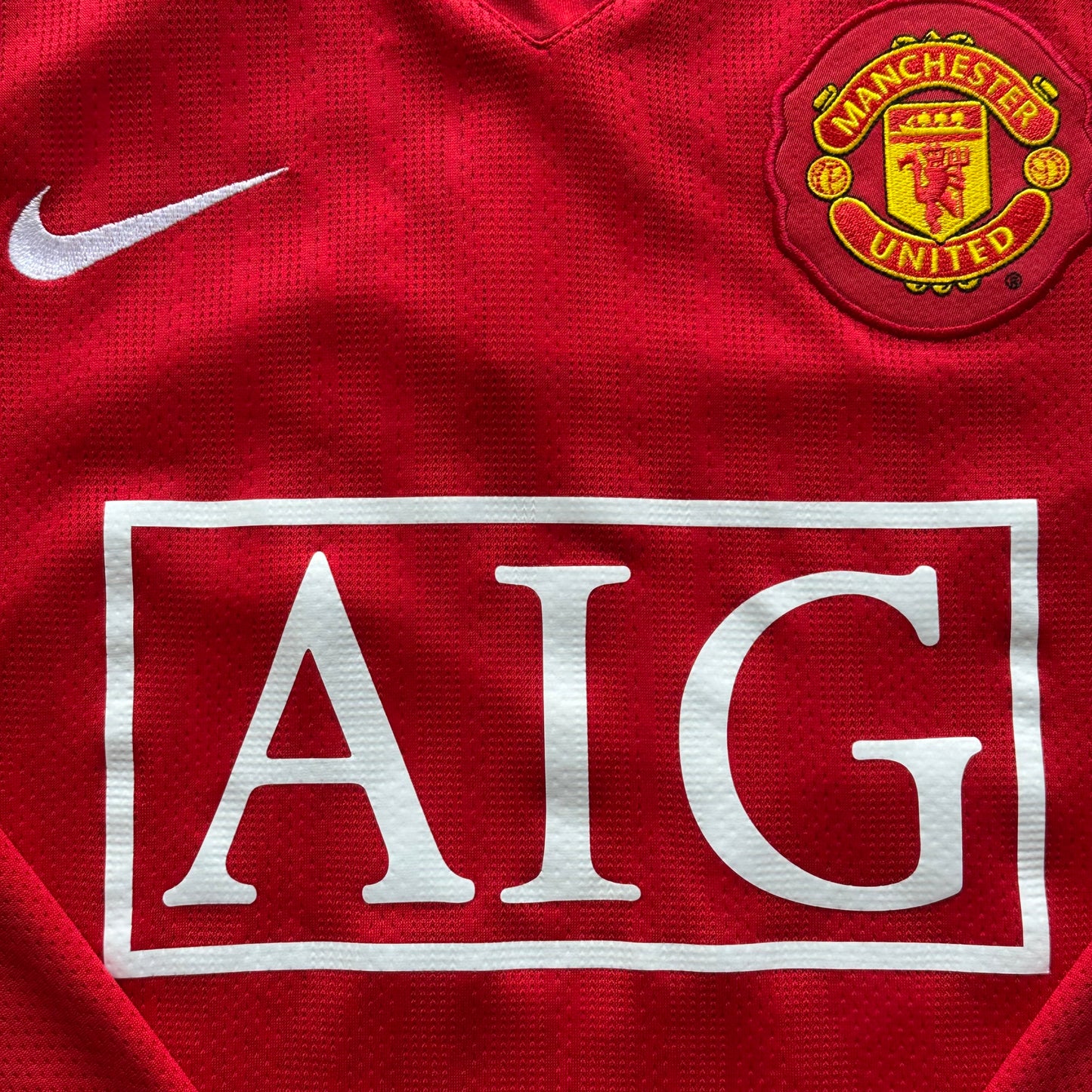Manchester United 2007 Home Longsleeve