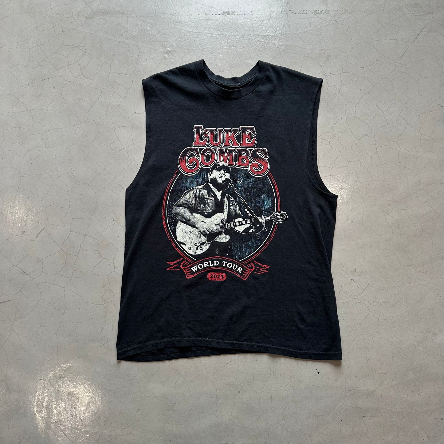 Luke Combs Sleveeless 2023 Tour T-Shirt