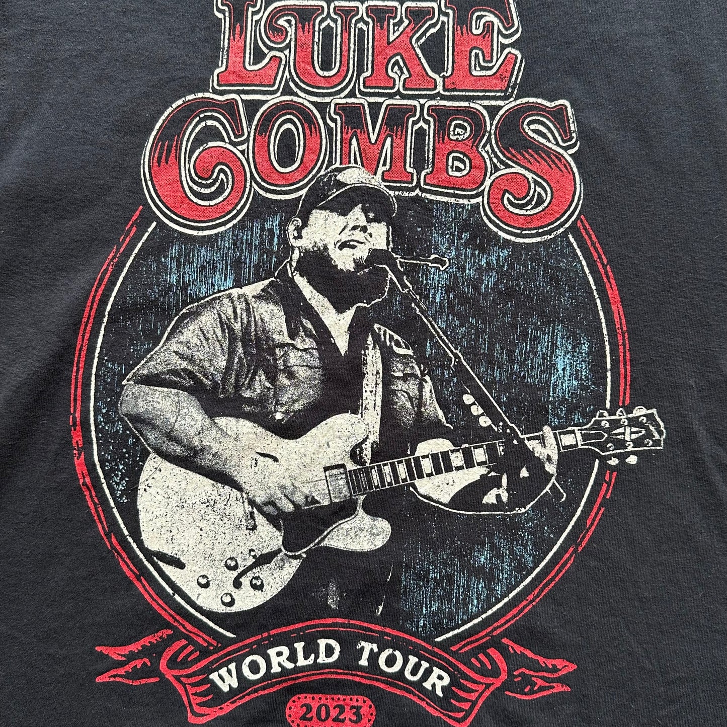 Luke Combs Sleveeless 2023 Tour T-Shirt
