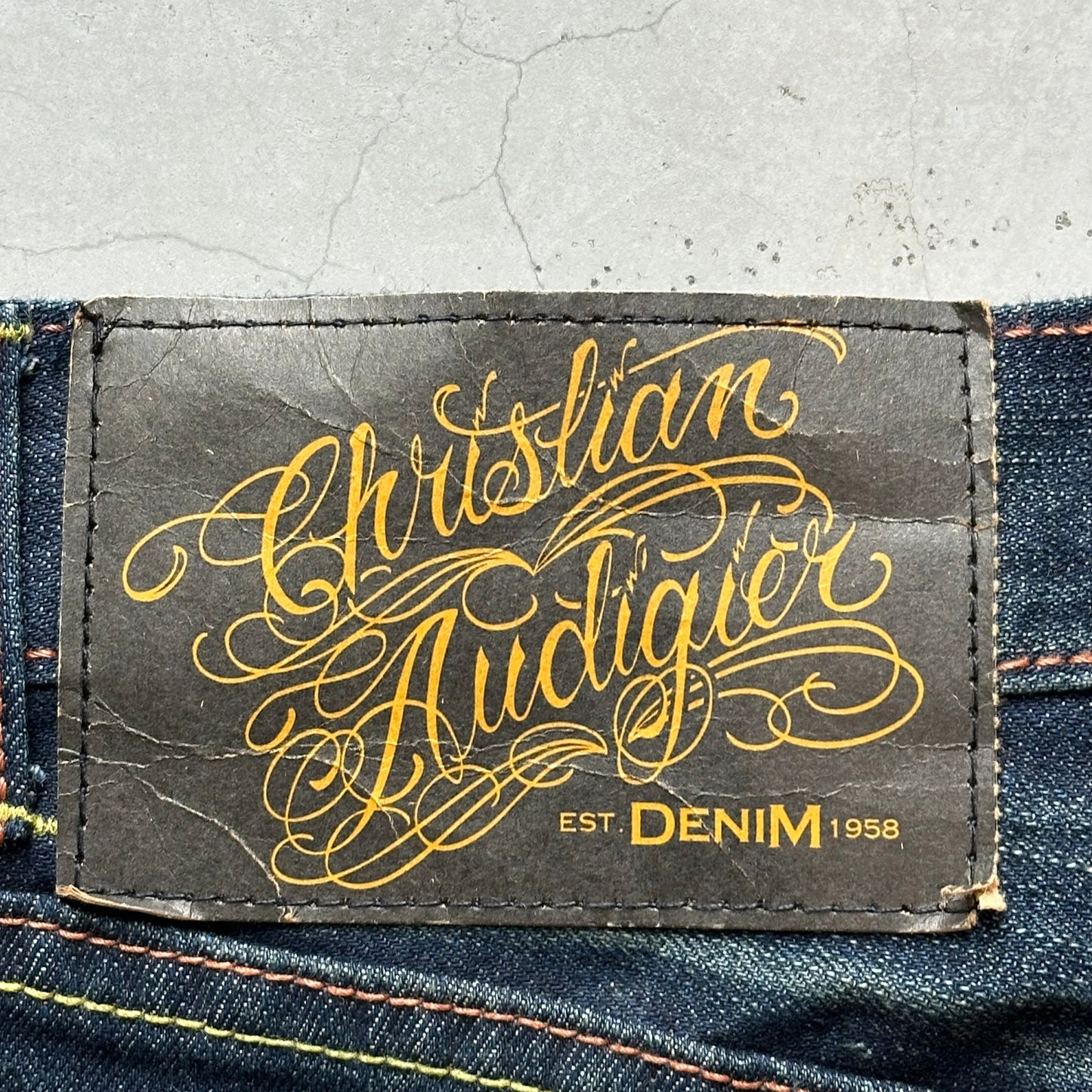 Vintage Y2K Christian Audigier Embroidered Jeans
