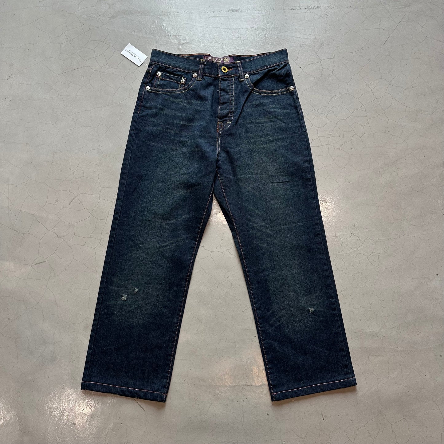 Vintage Y2K Christian Audigier Embroidered Jeans