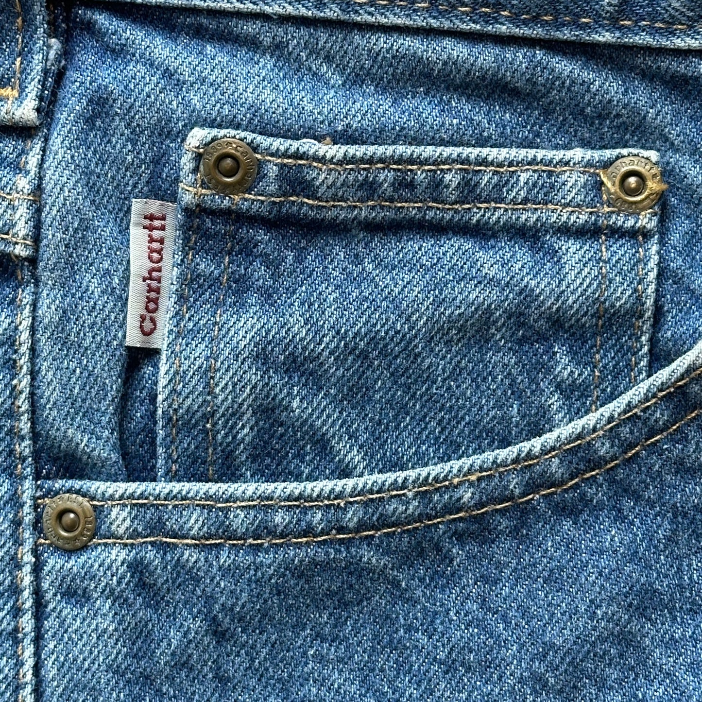 Carhartt Relaxed Fit Baggy Blue Jeans