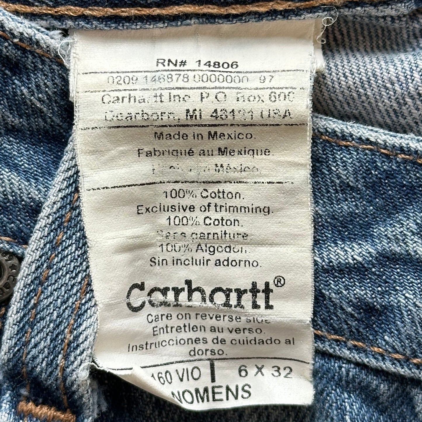 Carhartt Women's Blue Jeans