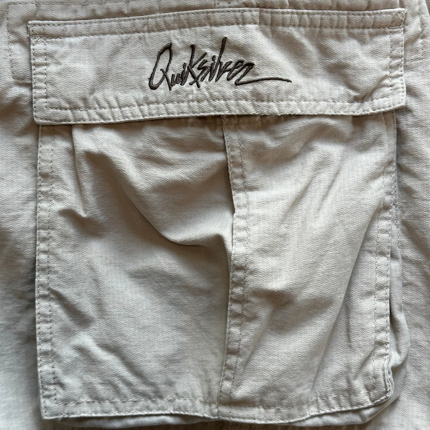 Quiksilver Beige Cargo Shorts