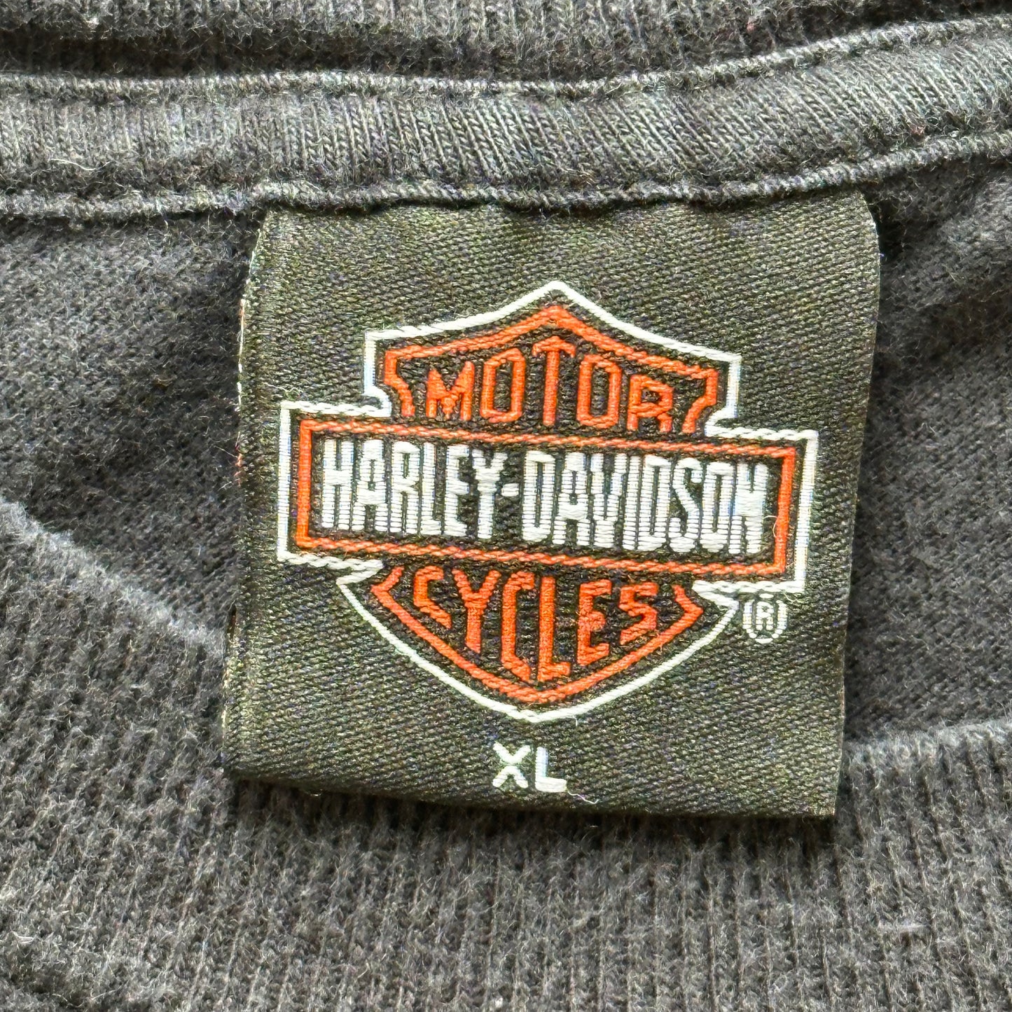 Vtg 2005 Flames Feed The Soul Qatar Harley Davidson T-Shirt