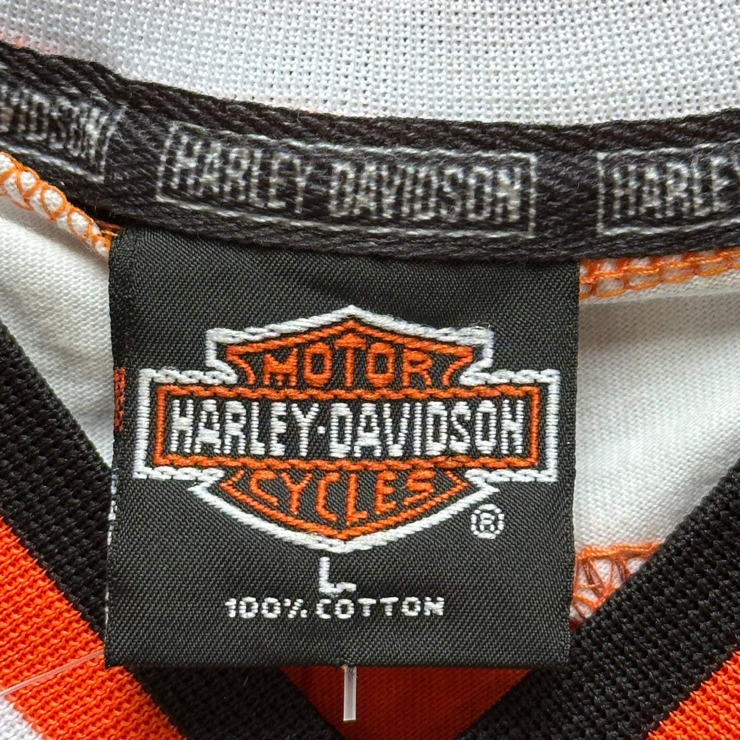 Vintage Y2K Harley Davidson Oman T-Shirt (Made in UK)