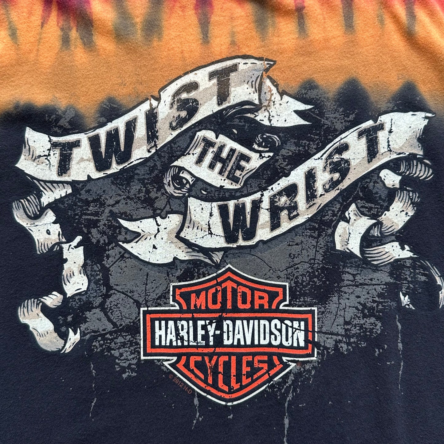 Harley Davidson 2012 Twist The Wrist Riyadh Saudi Arabia T-Shirt