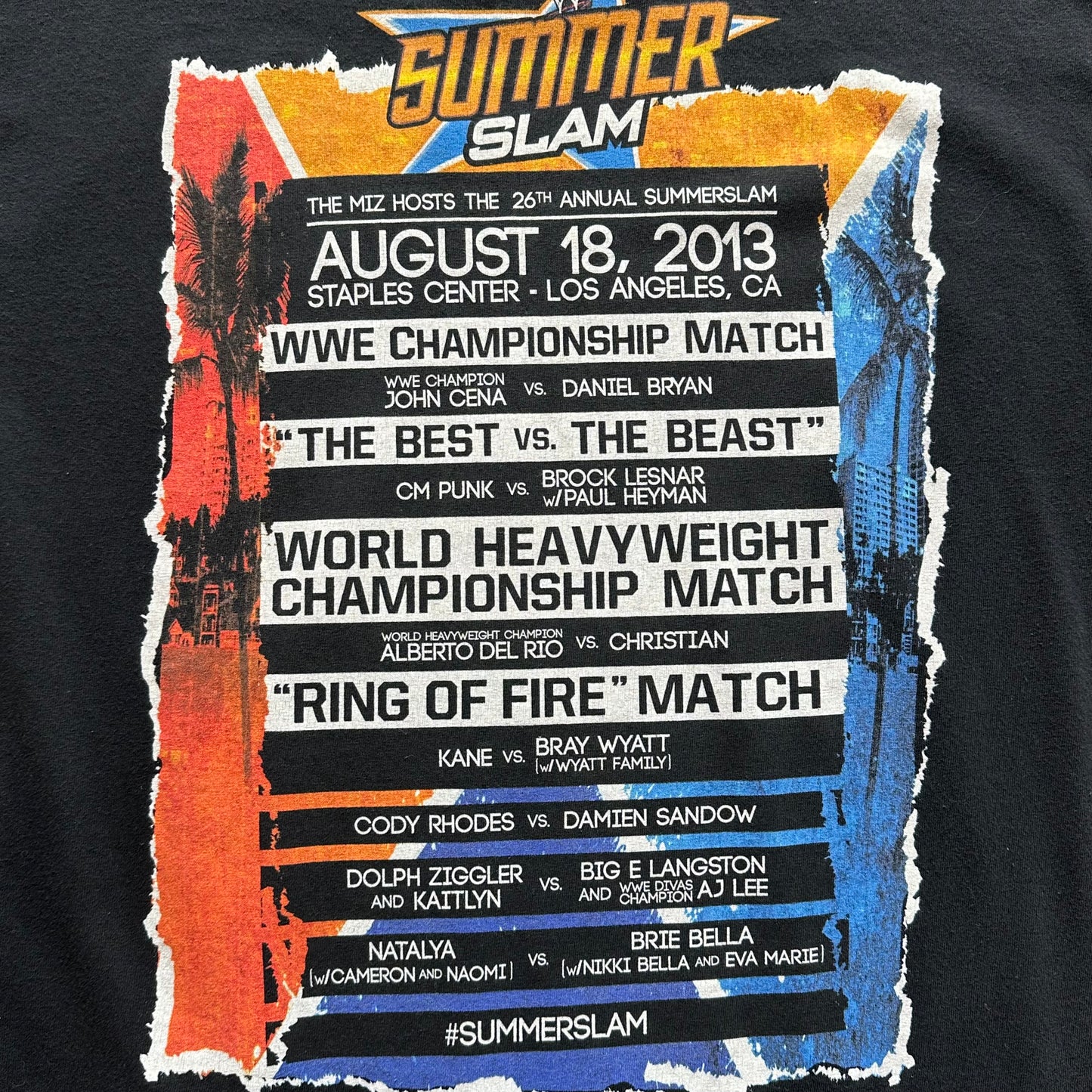 WWE Summerslam 2013 T-Shirt