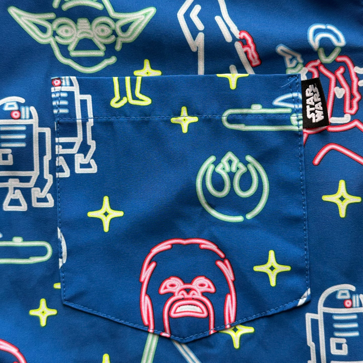 Star Wars Chubbies Beach Resort Shirt (Blue)
