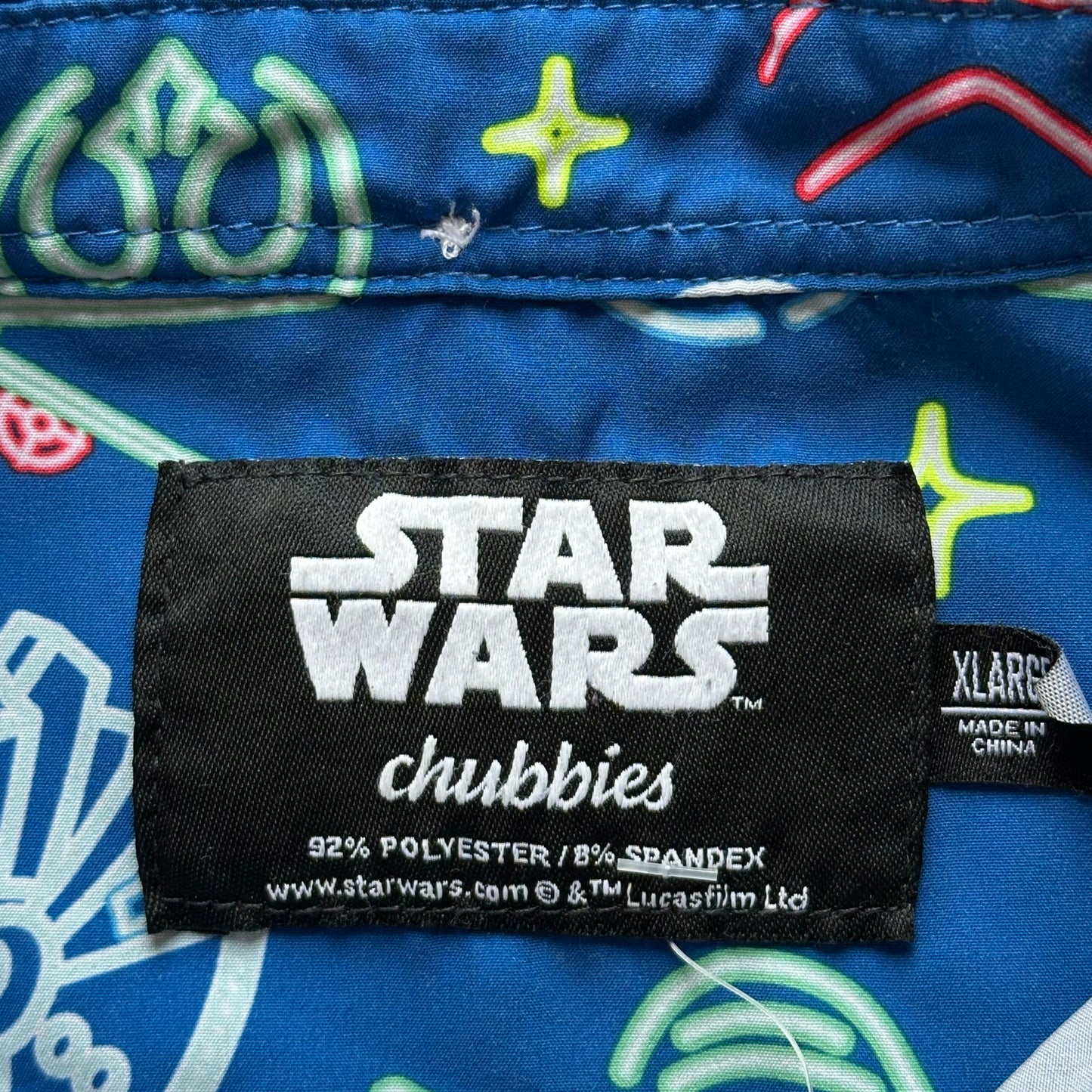Star Wars Chubbies Beach Resort Shirt (Blue)