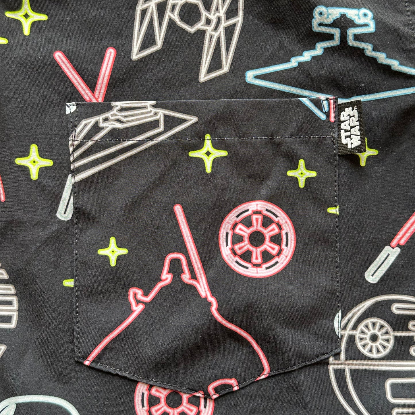 Star Wars Chubbies Beach Resort Shirt (Black)