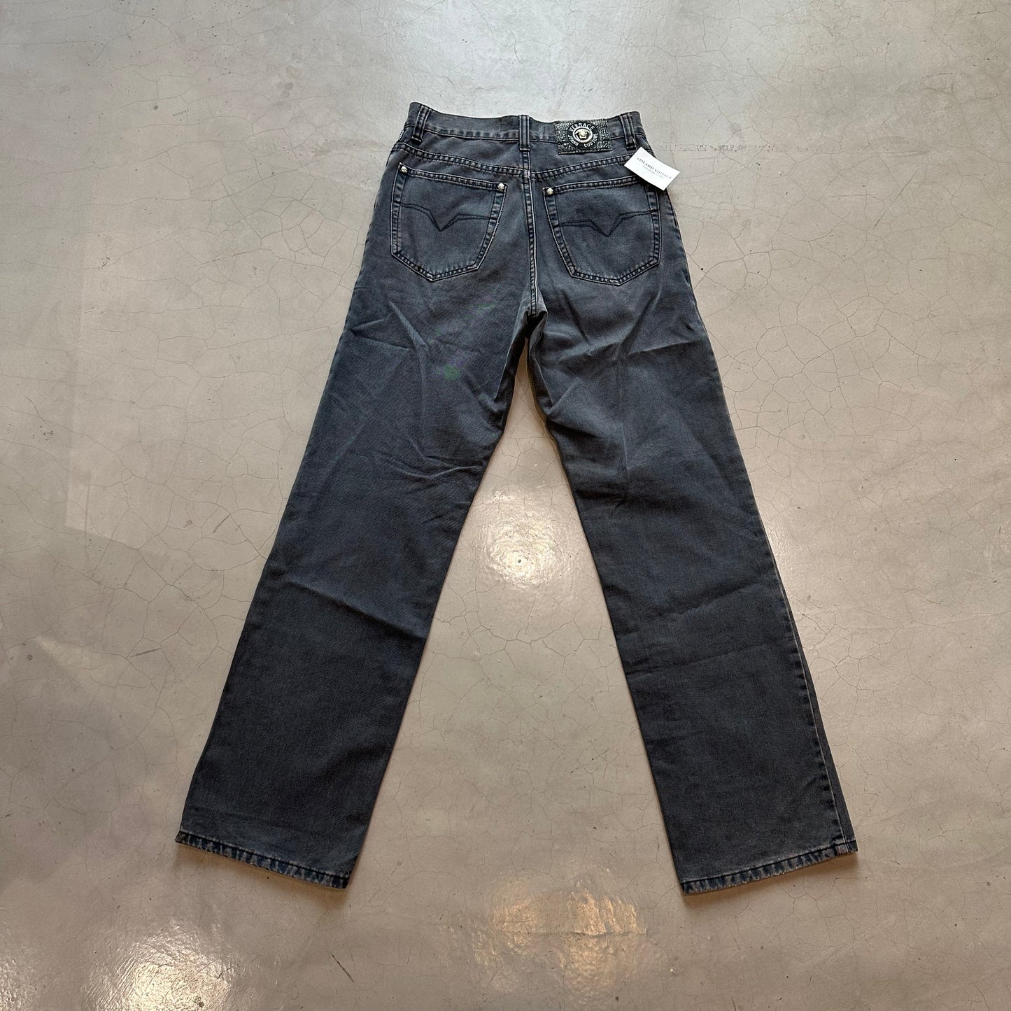 Vintage Versace Couture Black Jeans