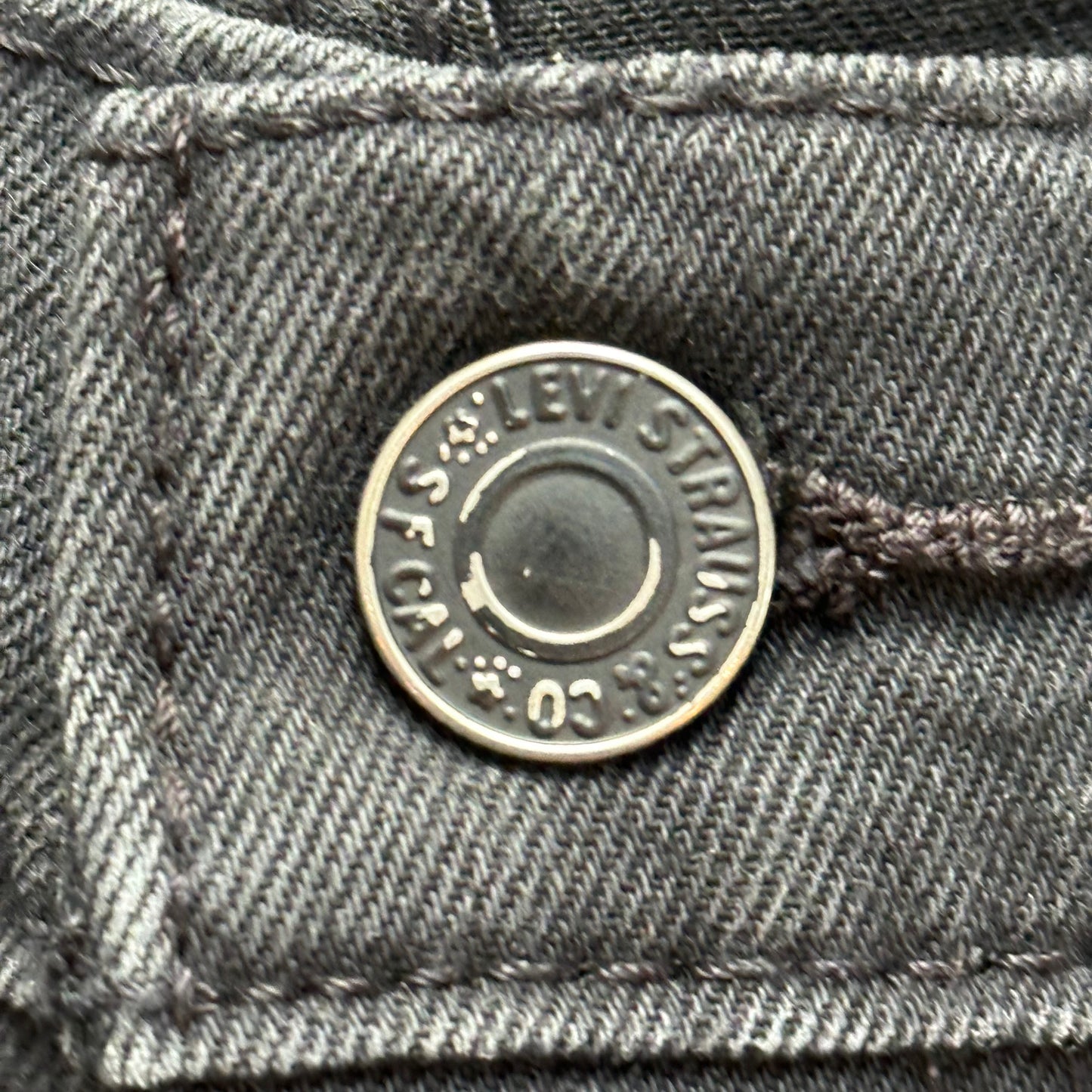 Levis 513 Black Jeans