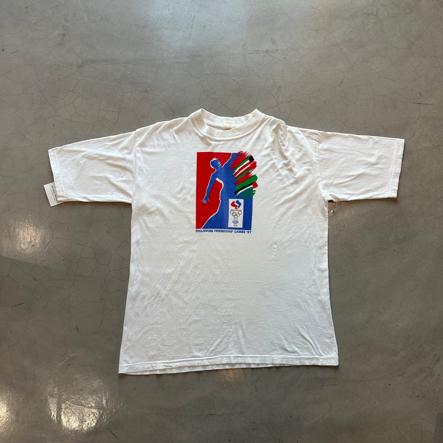Vintage 1997 Bahrain Philippine Friendship Games T-Shirt