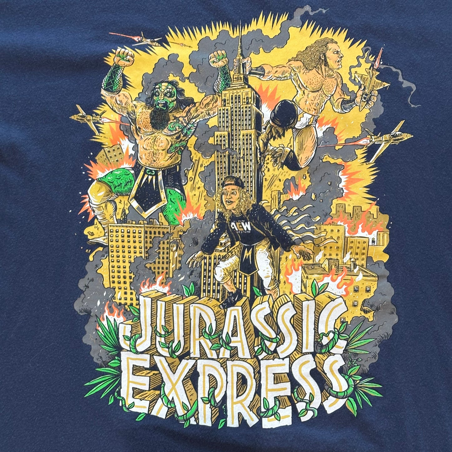 AEW Wrestling Jurassic Express T-Shirt