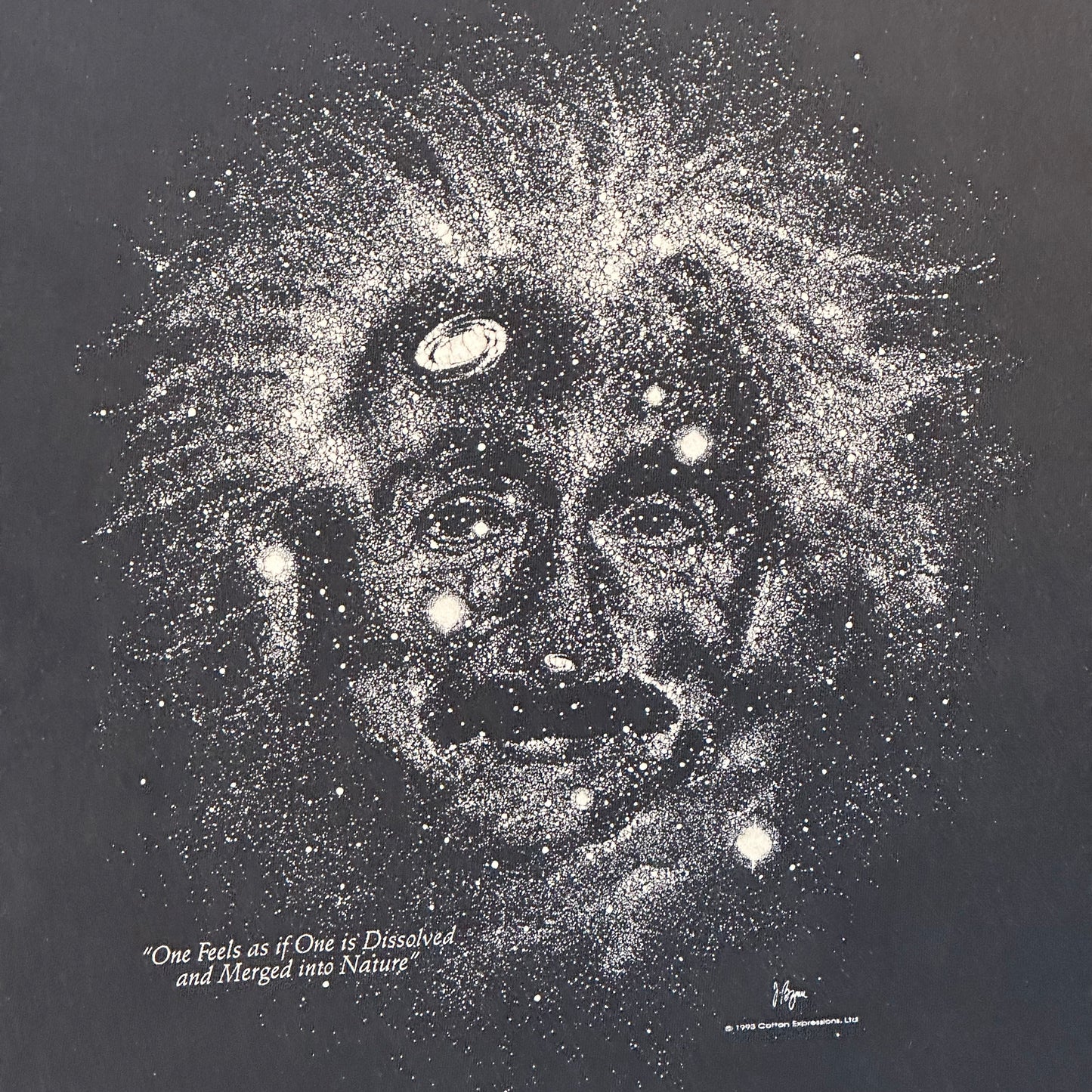 Vintage 1993 Albert Einstein Galaxy T-Shirt