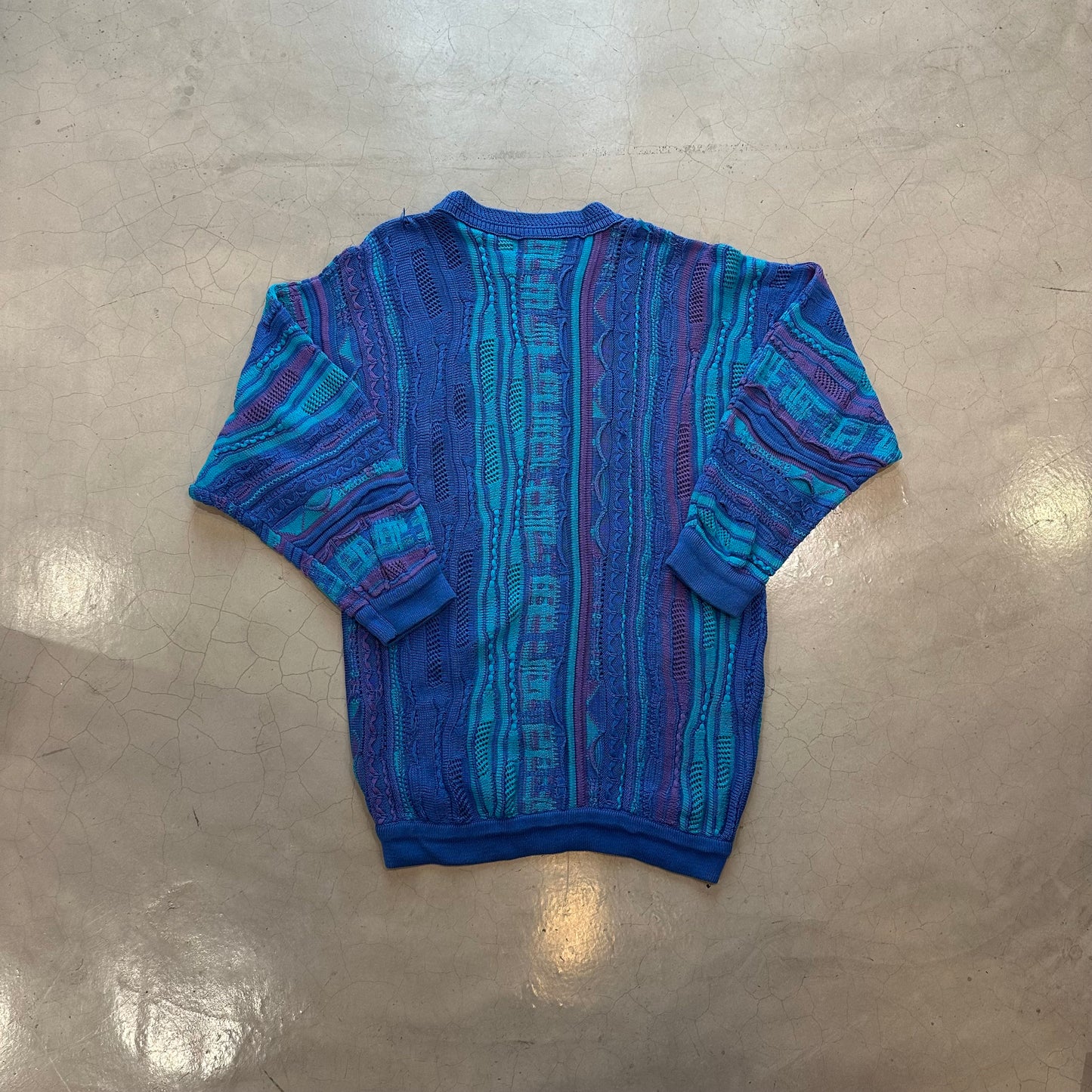 Vintage Coogi Blue Sweater