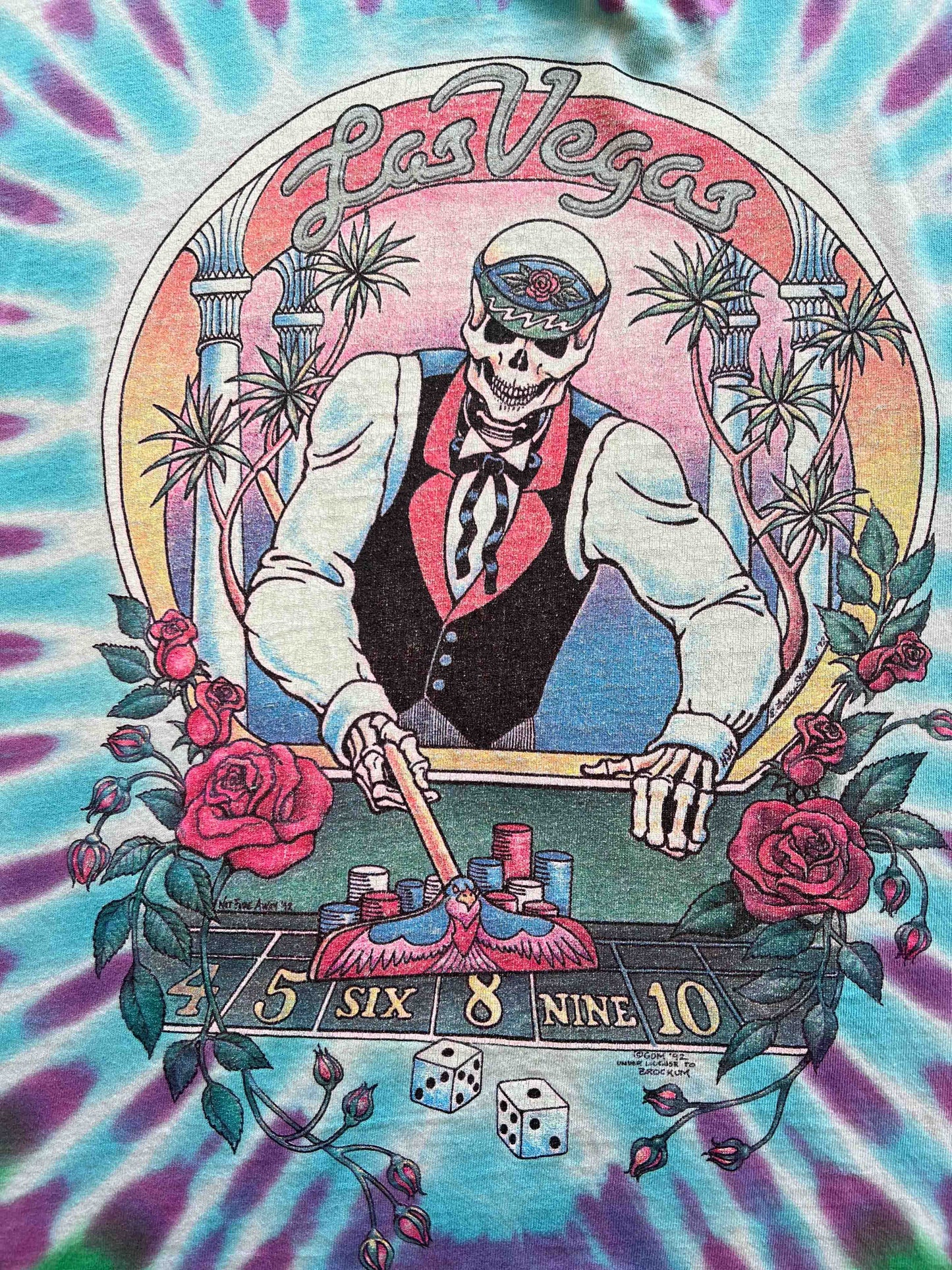 Vtg 1992 Grateful Dead Vegas Tour T-Shirt