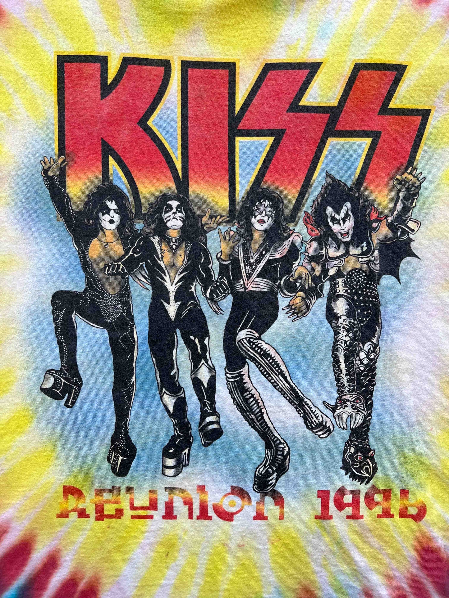 Vtg Kiss 1966 Reunion Tour T-Shirt