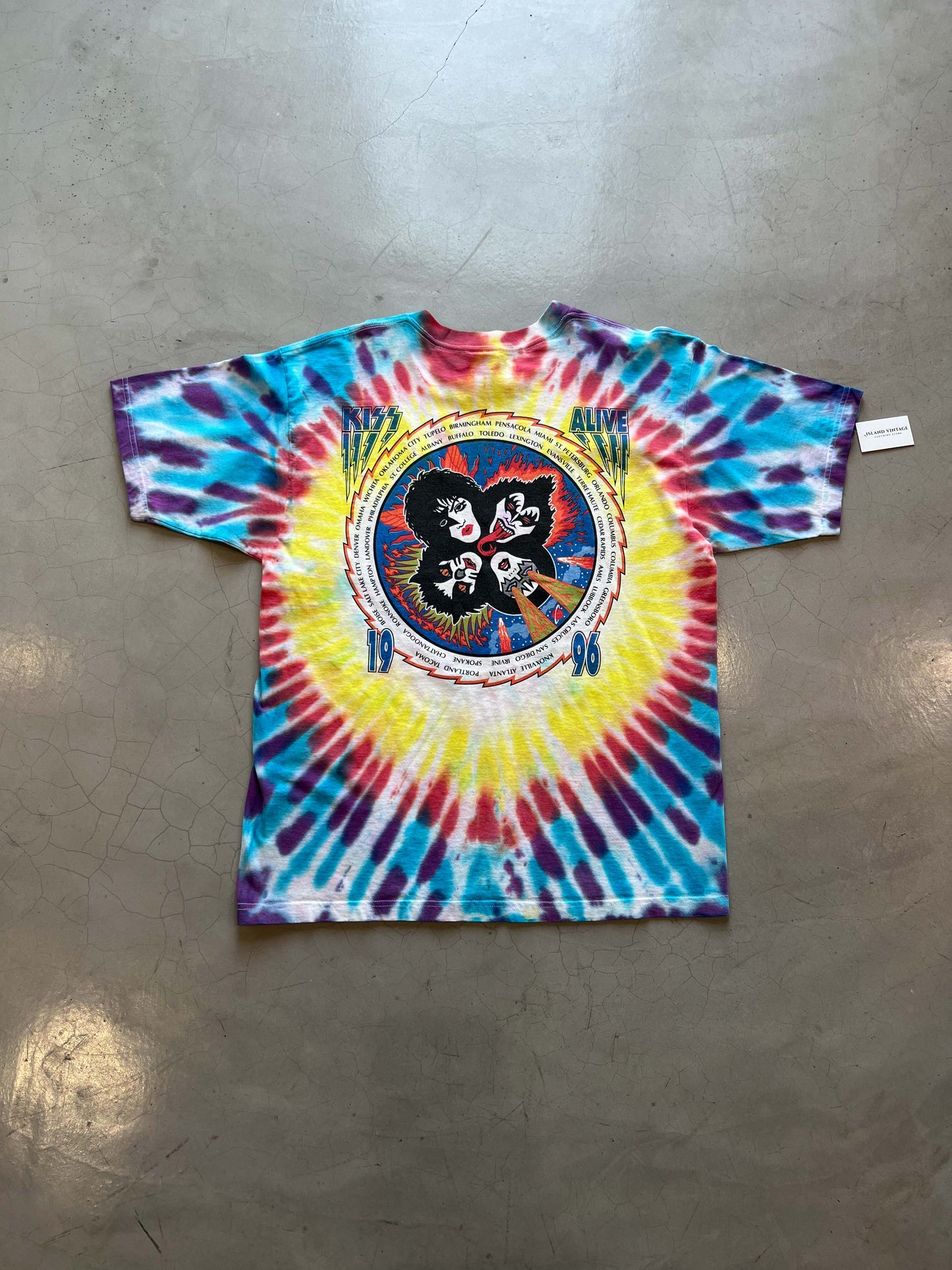 Vtg Kiss 1966 Reunion Tour T-Shirt