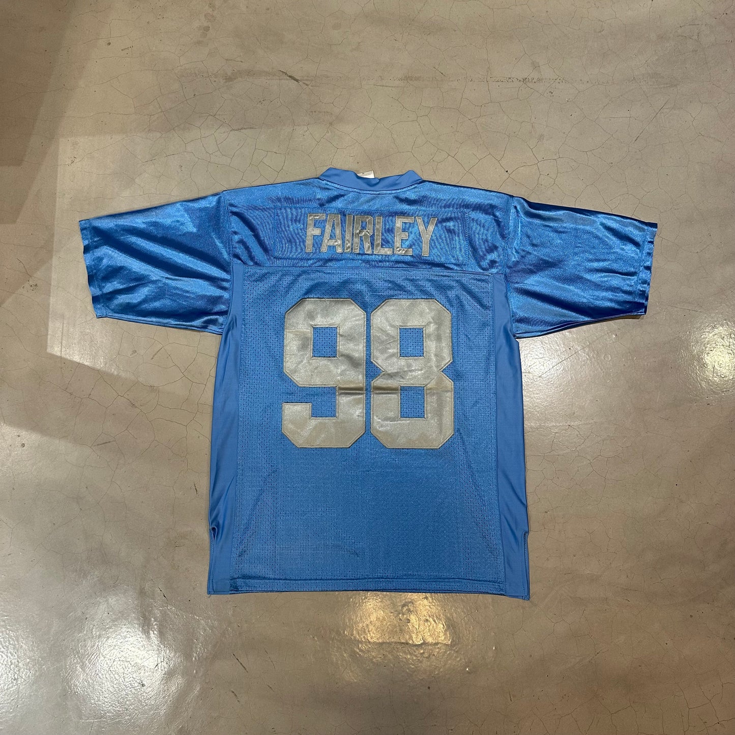 Detroit Lions Blue Reebok NFL Jersey (Fairley)