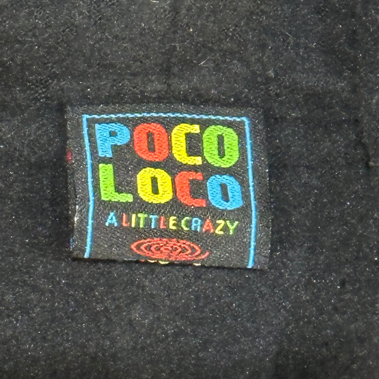 Vintage Y2K Poco Loco Hippie Oversized Zip-Up Hoodie