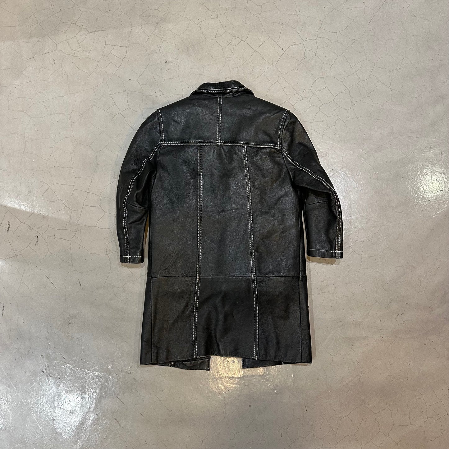 Toddlers Leather Jacket/Trench With removable inner layer.