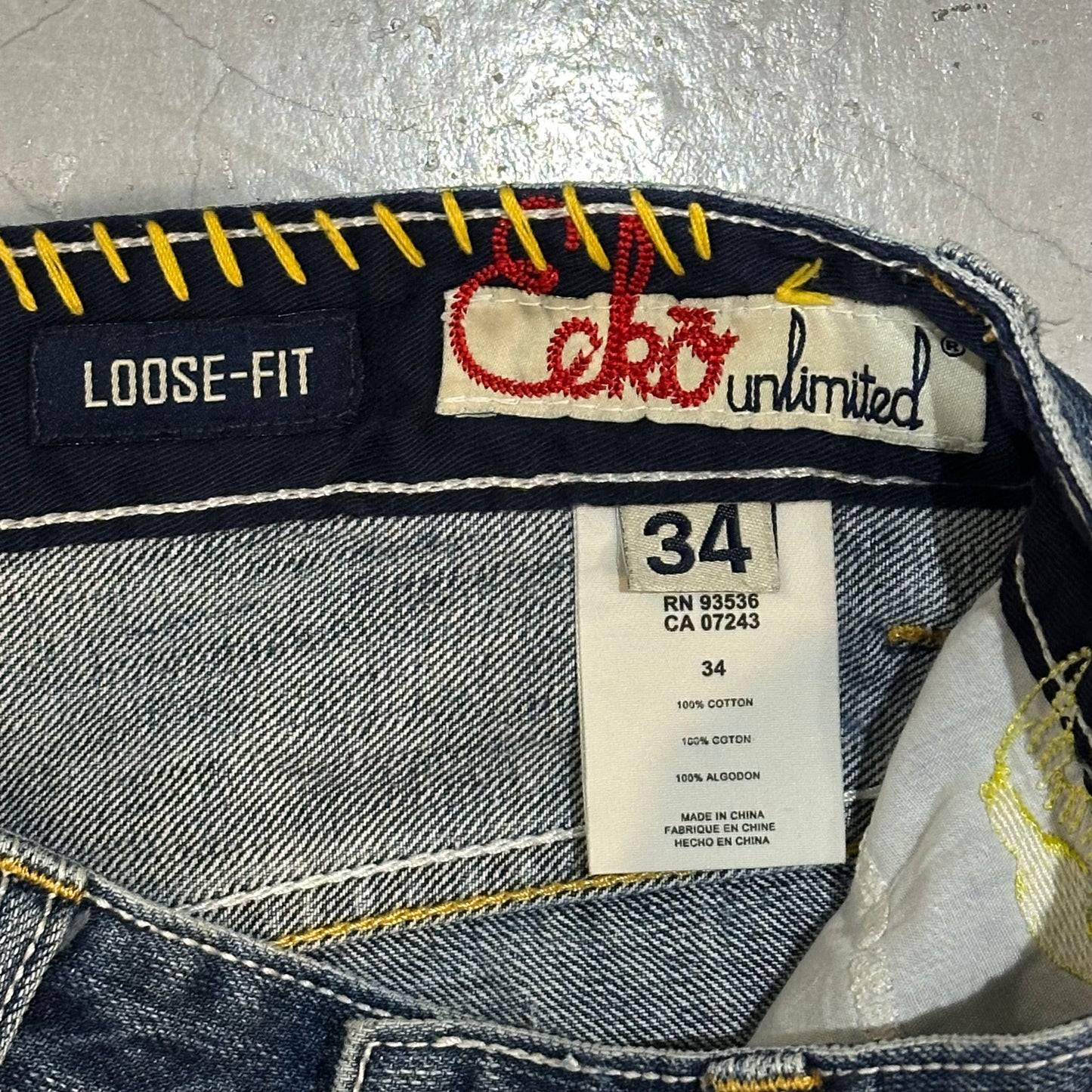 Vintage Ecko Unlimited Embroidered Jeans