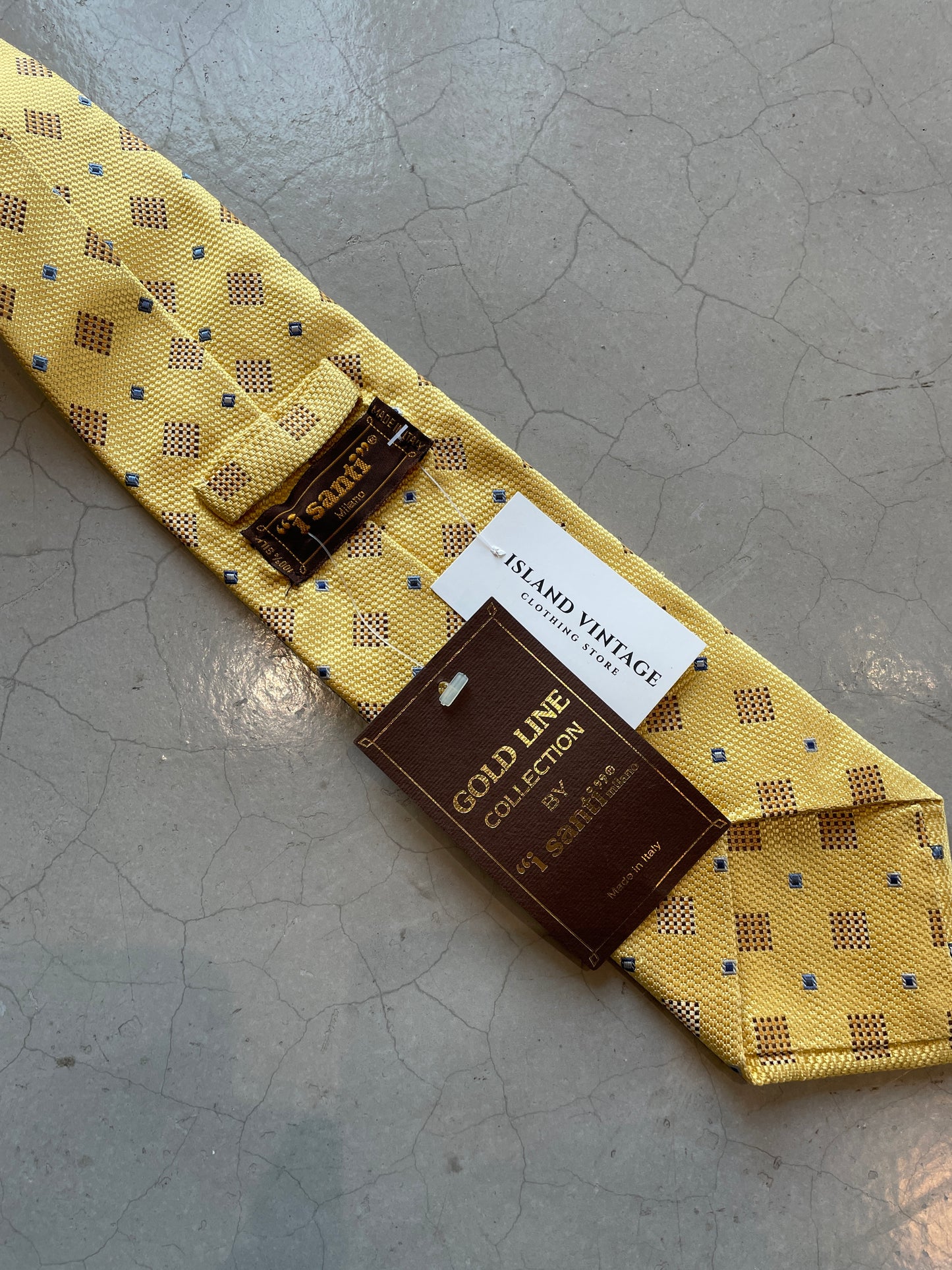 Vtg DEADSTOCK Santi Milano Necktie