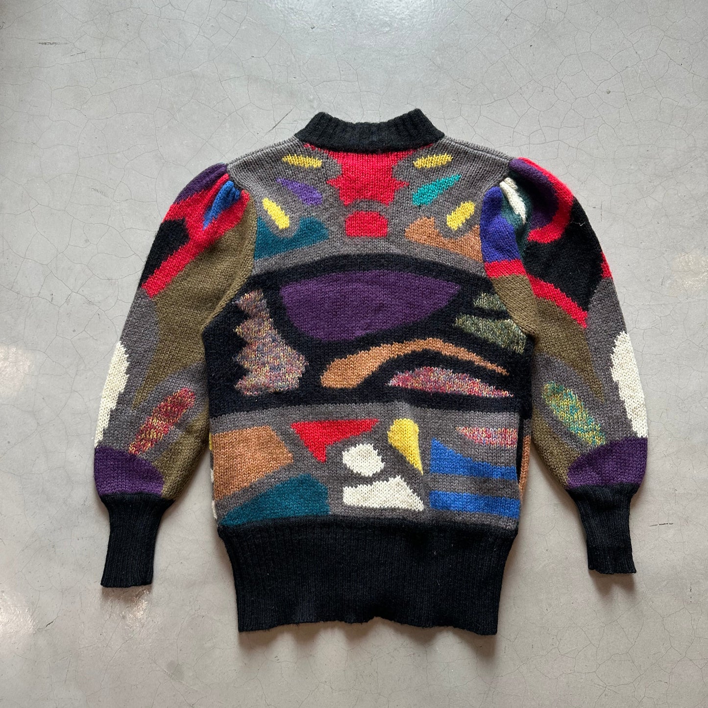 Vintage 80's Montre Xerano Grandpa Sweater