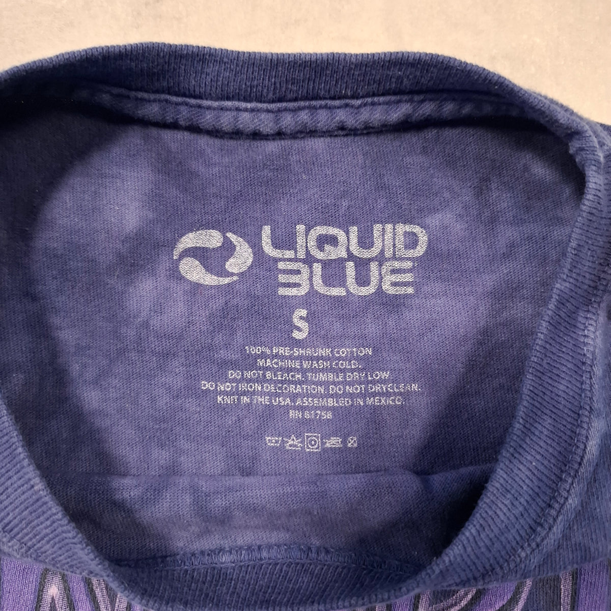 Liquid Blue Jimi Hendrix Purple Haze Tie-Dye Tee