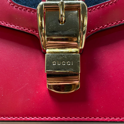 Gucci Calfskin Sylvie Shoulder Bag