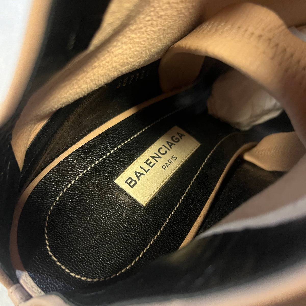 Balenciaga Leather Sling Back Mule Sandals