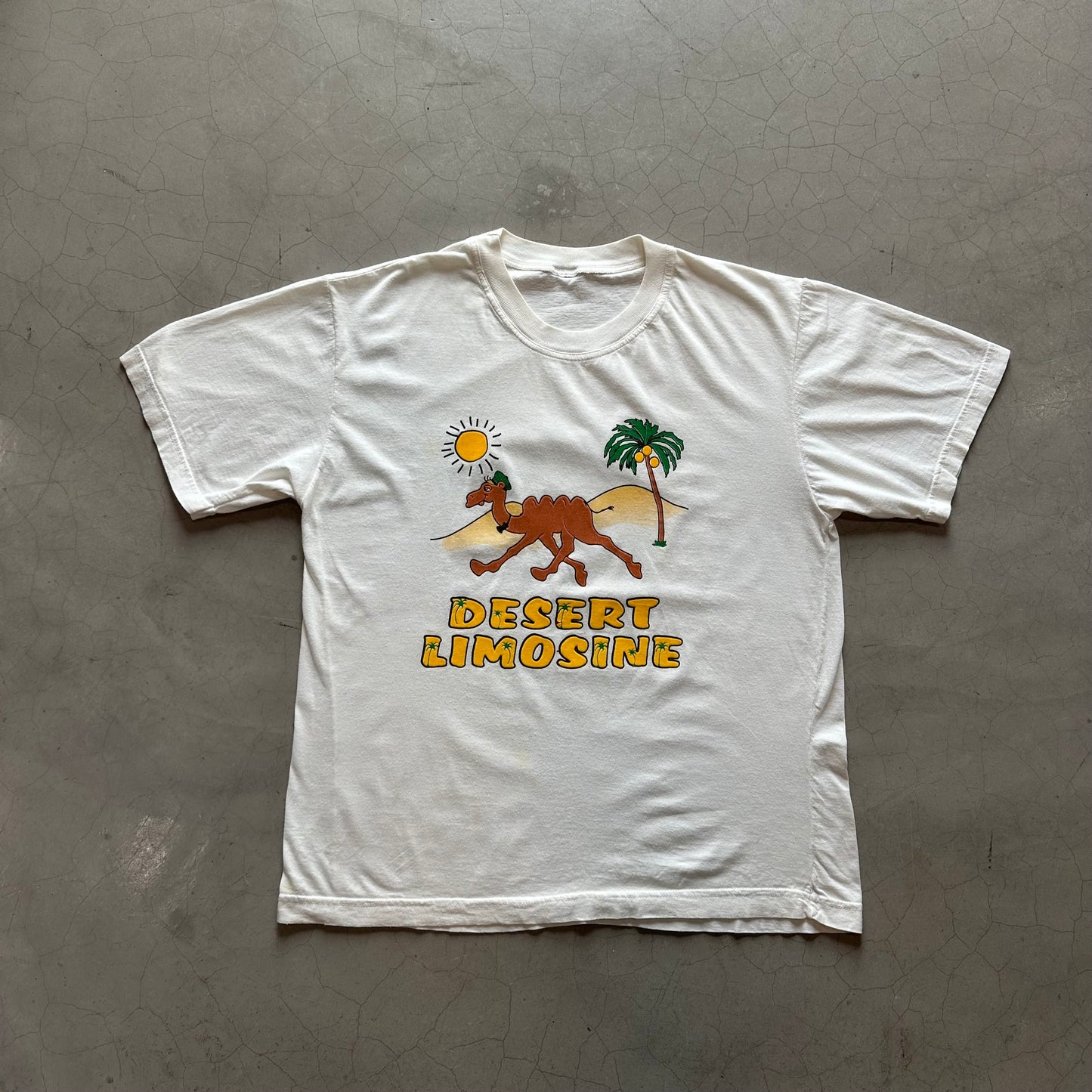 Vintage Desert Limousine Camel T-shirt
