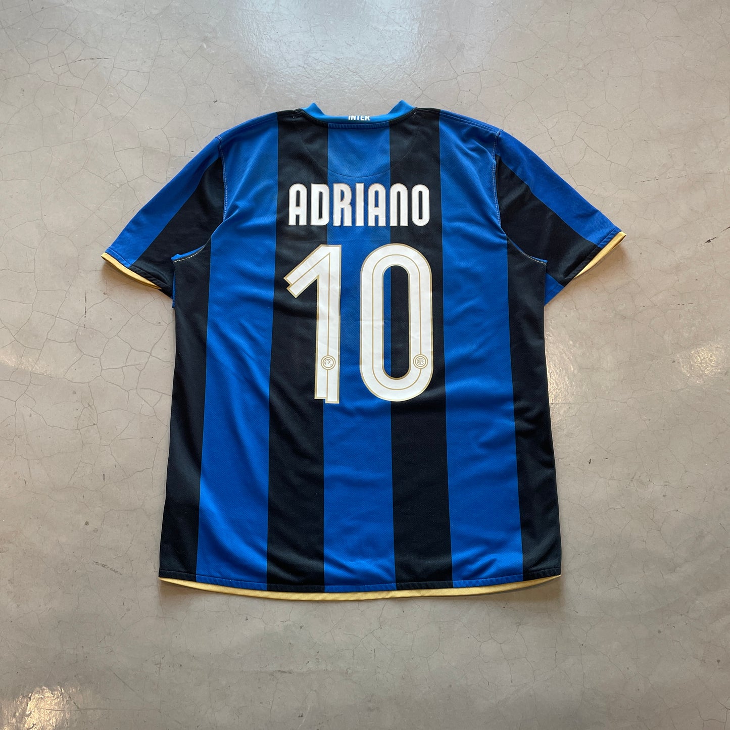 RARE 2008-09 Nike Inter Milan “10” Adriano Home Kit