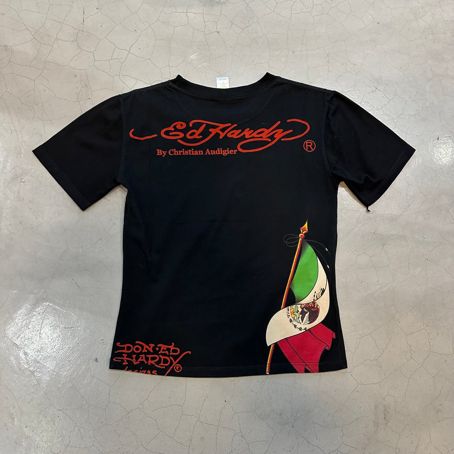Y2K Ed Hardy by Christian Audigier Mexico Tee