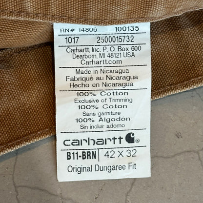 Carhartt Dungaree Carpenter Leather patch