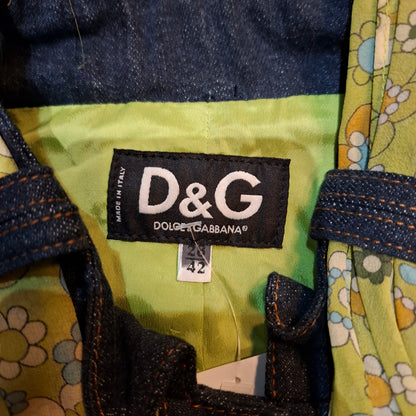 Vintage Dolce & Gabbana Tweed/Denim Hybrid Jacket