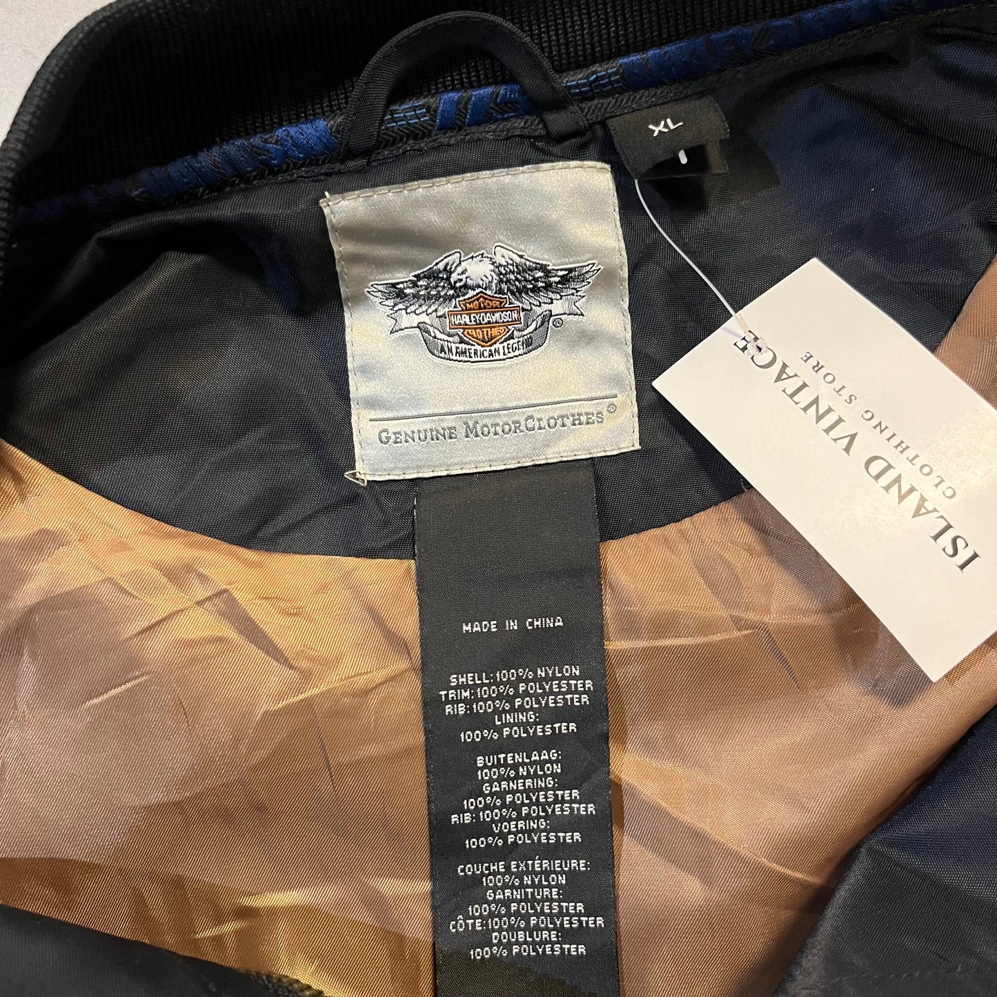 Harley Davidson Nylon Bomber Jacket